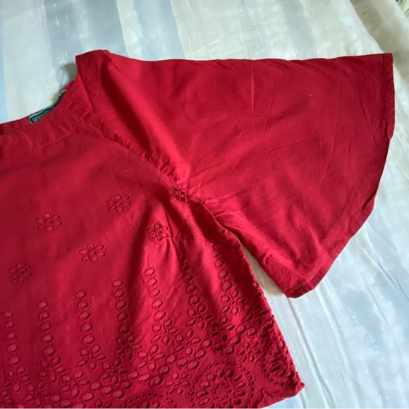 Bombay Paisley Eyelet top medium - Picture 3 of 9